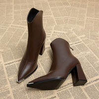 Valencia | Chrome Tip Chelsea Boot