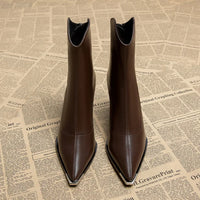 Valencia | Chrome Tip Chelsea Boot