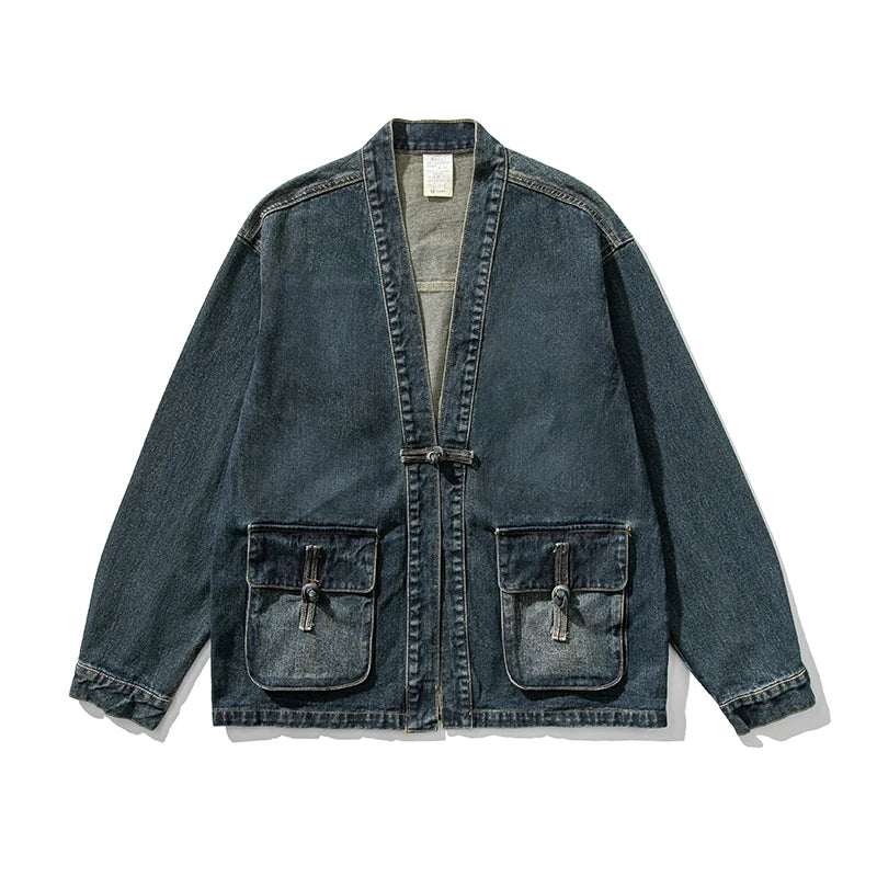 Osaka | Vintage Denim Kimono Jacket