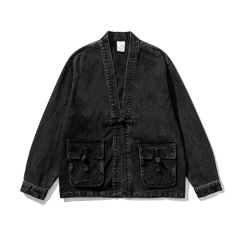 Osaka | Vintage Denim Kimono Jacket